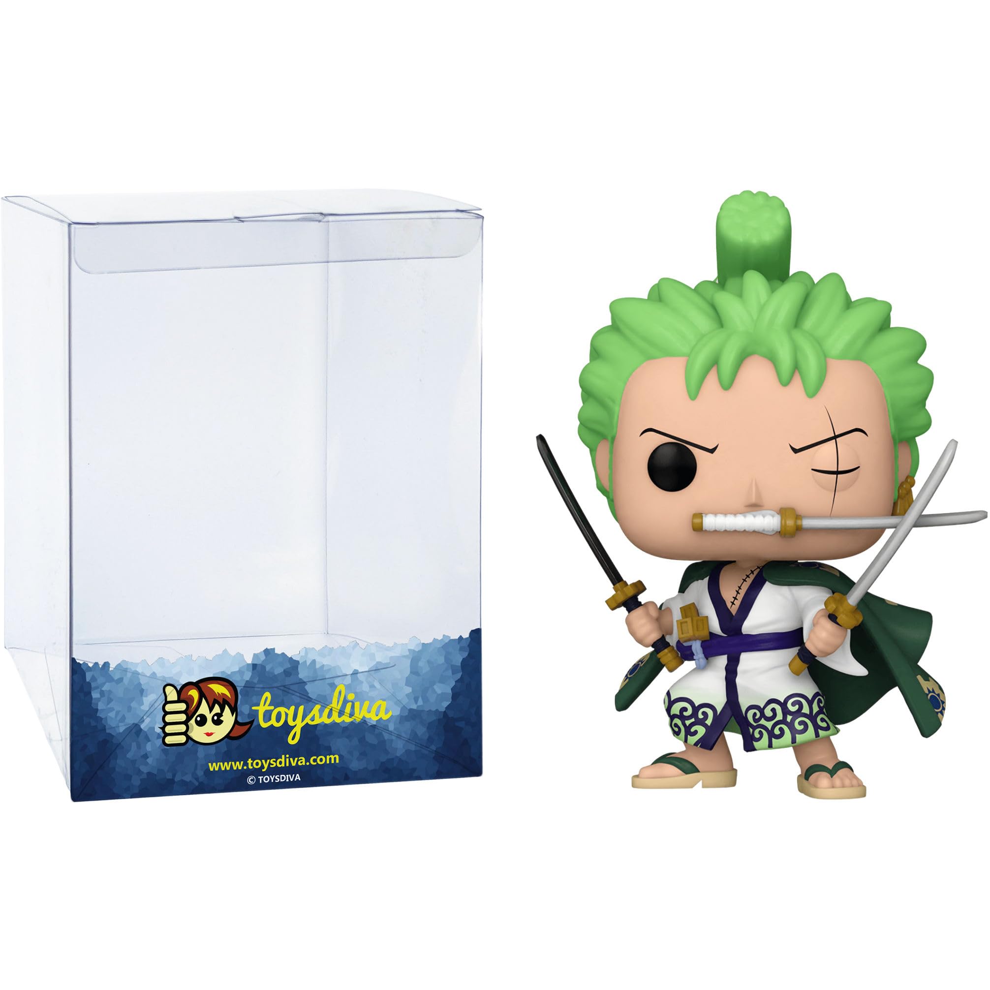 Amazon.com: Funko Roronoa Zoro: P o p ! Animation Vinyl Figurine